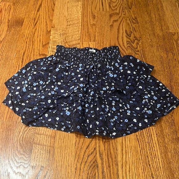 Ever After Girl’s Blue Floral Mini Skirt Size 8 - Picture 1 of 4
